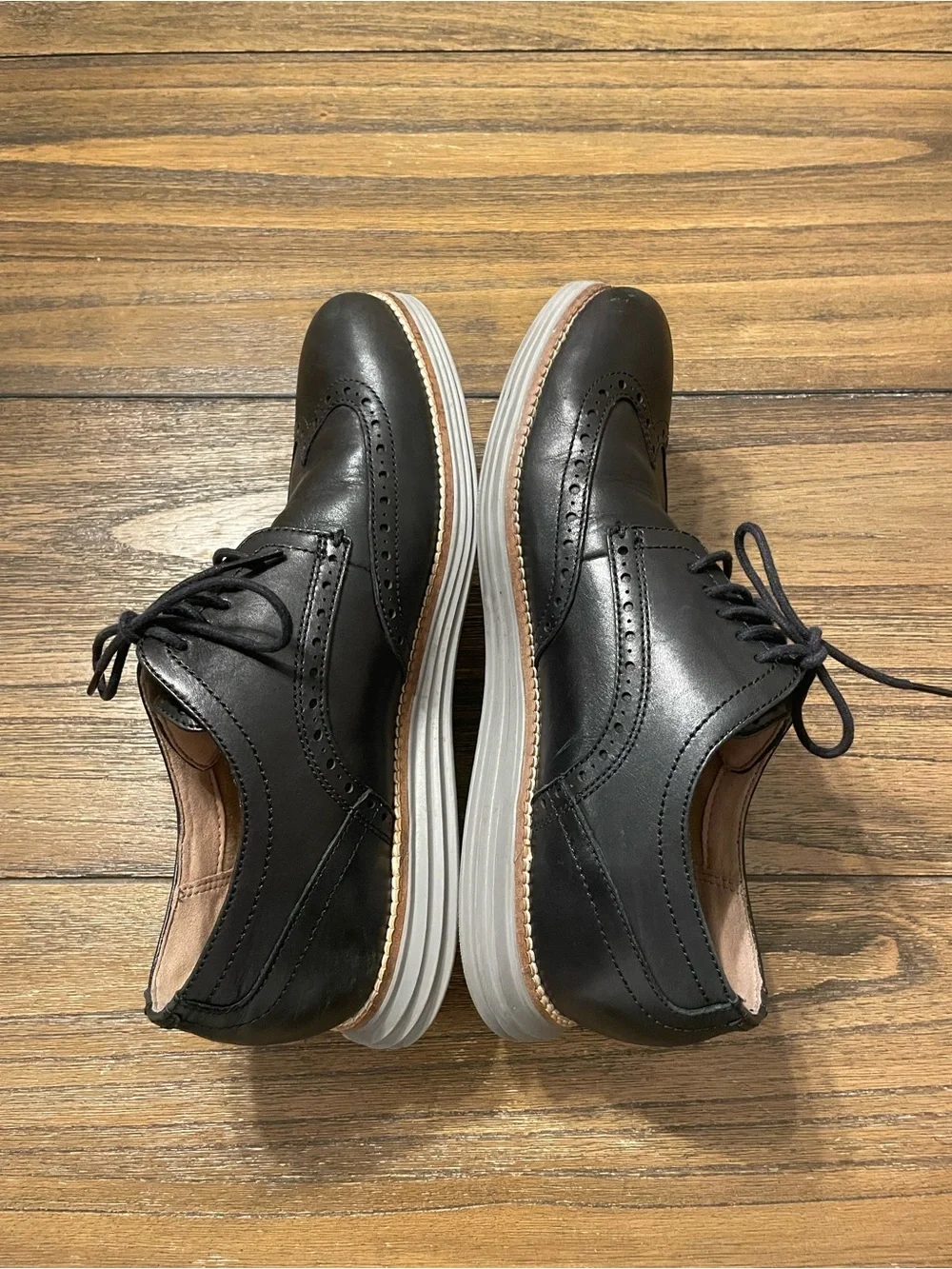 Cole Haan Original Grand Men's Size 8M Shortwing Oxford Black/Ironstone C26470
